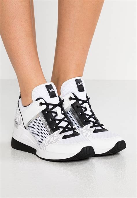 michael kors witte sneakers zalando|michael kors white booties.